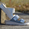 G&T Bianka Azúr - Ezüst női kényelmi papucs