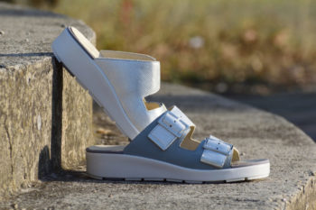 G&T Bianka Azúr - Ezüst női kényelmi papucs