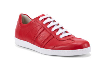 G&T Klasszikus Full Red bőr sportcipő