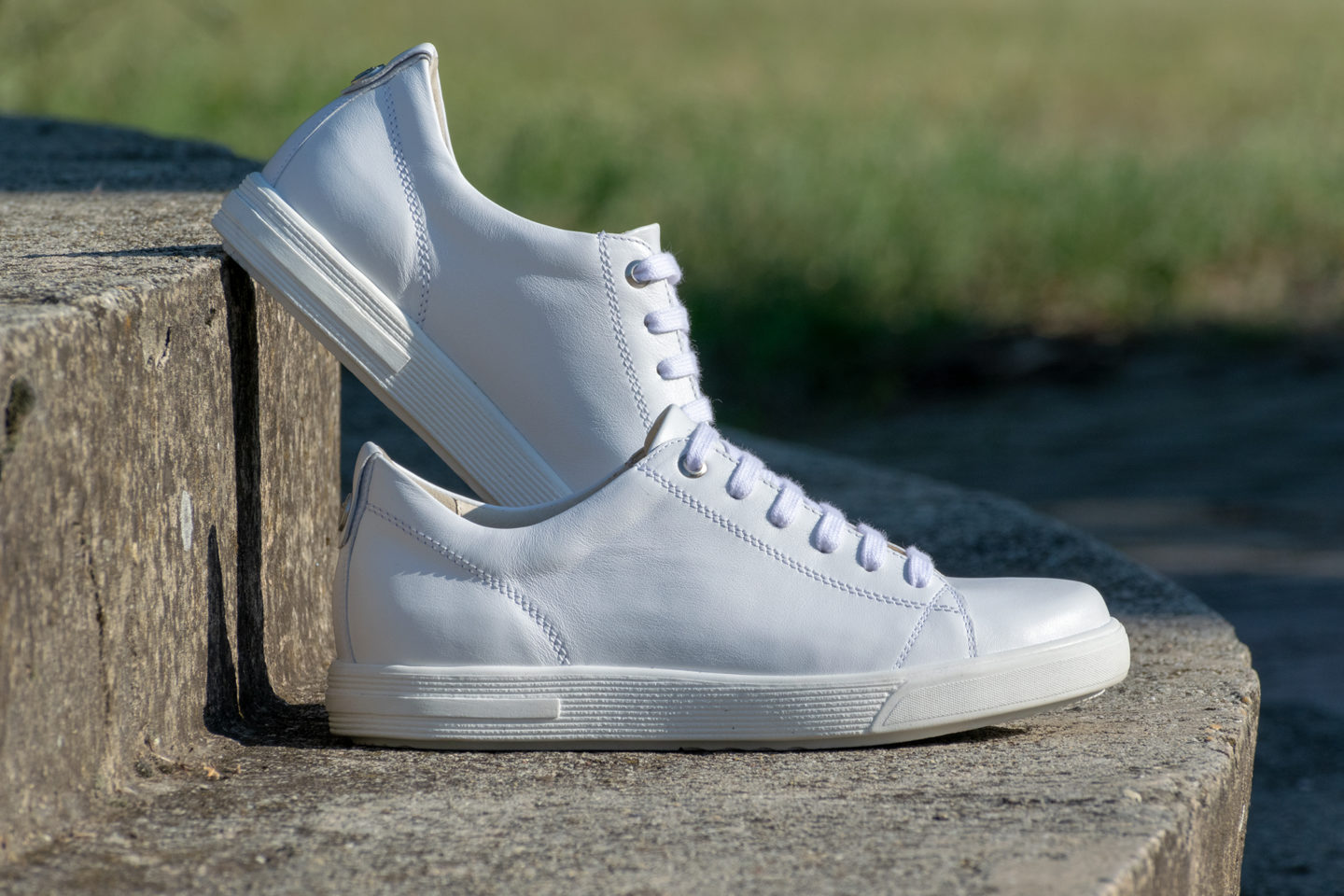 G&T Trend Fehér bőr sneaker cipő