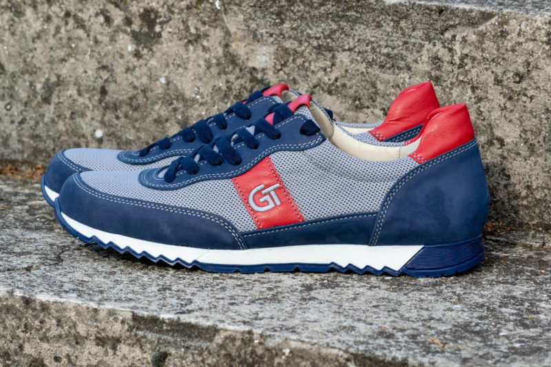 G&T Aktív Szürke Textil - Óceán - Piros sportcipő textil felsőrésszel