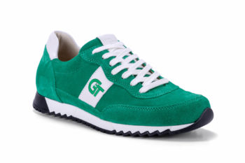 G&T Aktív Zöld velúr - Fehér bőr sportcipő