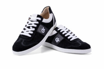 G&T Pro-20 Fekete - Fehér bőr sportcipő