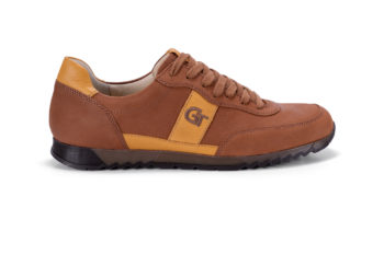 G&T Aktív Rozsda - Mustár bőr sportcipő