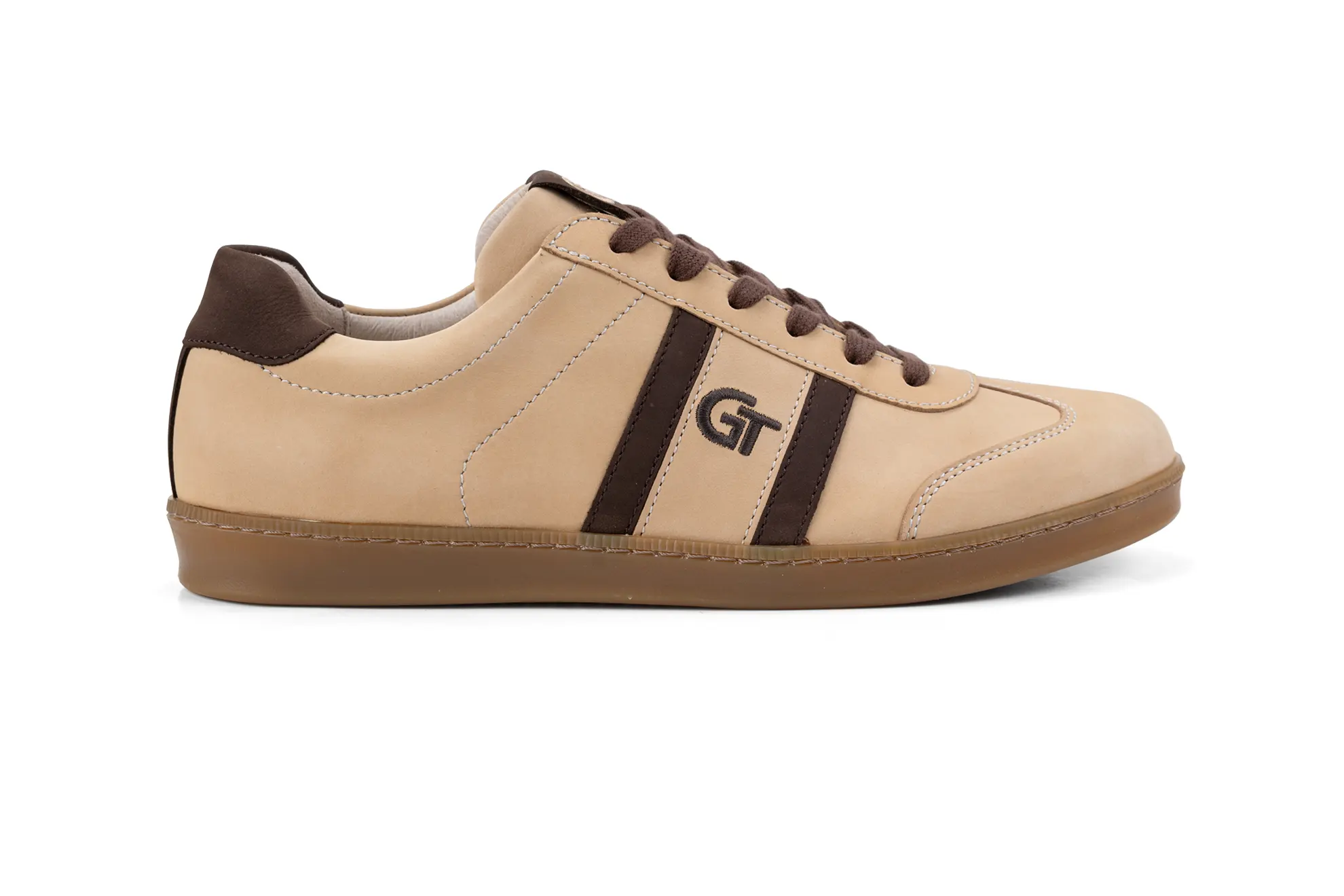 G&T Klasszikus Bézs - Brazil bőr sportcipő