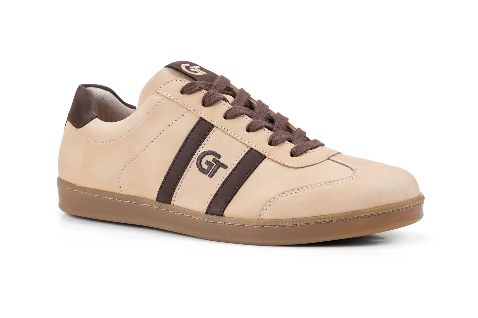 G&T Klasszikus Bézs - Brazil bőr sportcipő