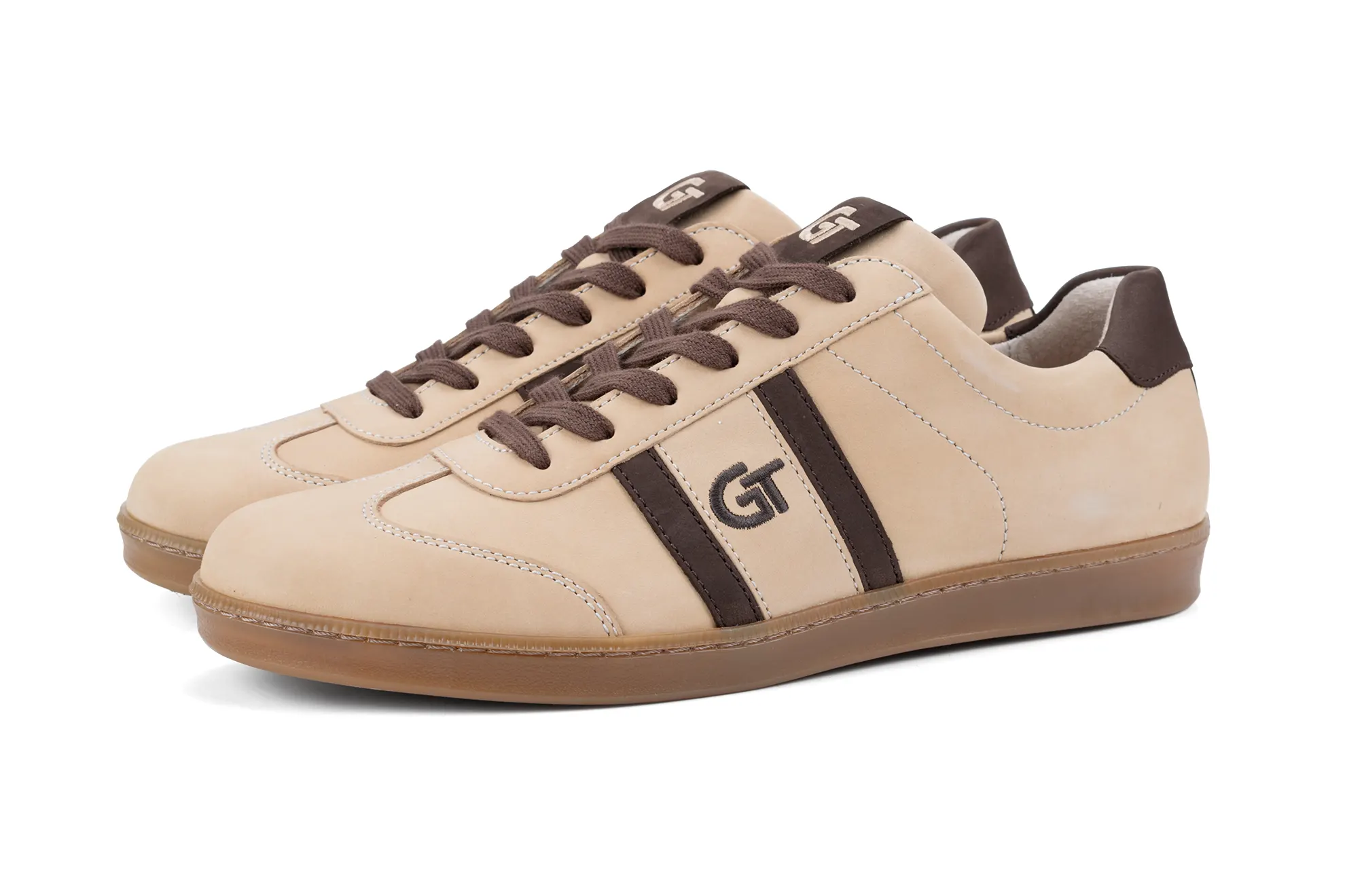G&T Klasszikus Bézs - Brazil bőr sportcipő