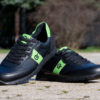G&T Aktív Black & Lime bőr sportcipő