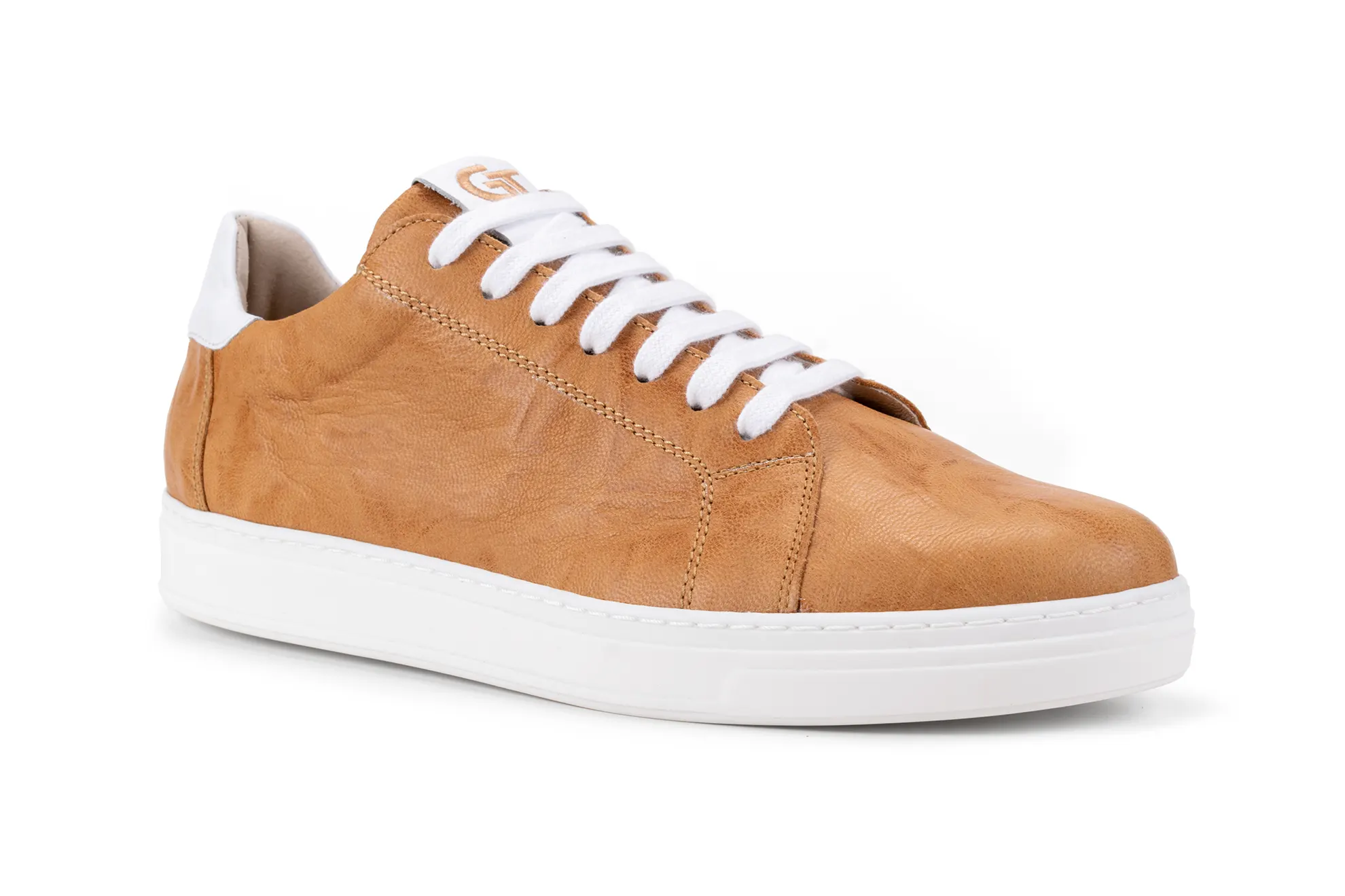 G&T Elit Patina Mogyoró - Fehér sneaker