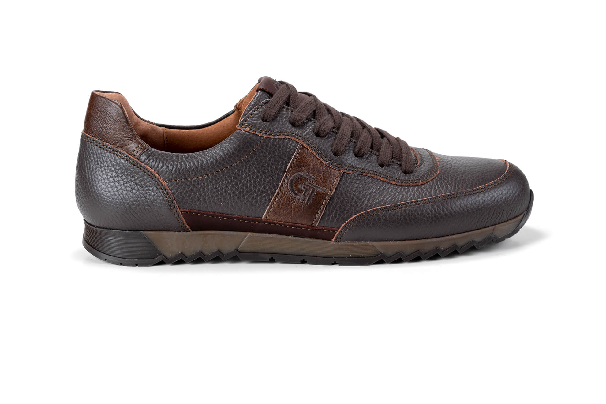 G&T Aktív Mokka bőr sportcipő