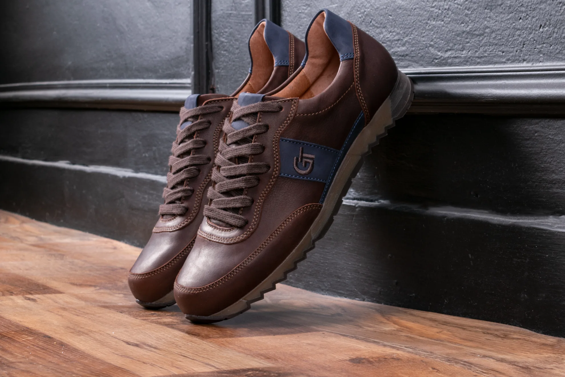 G&T Aktív Prémium Kávé - Óceán bőr sportcipő