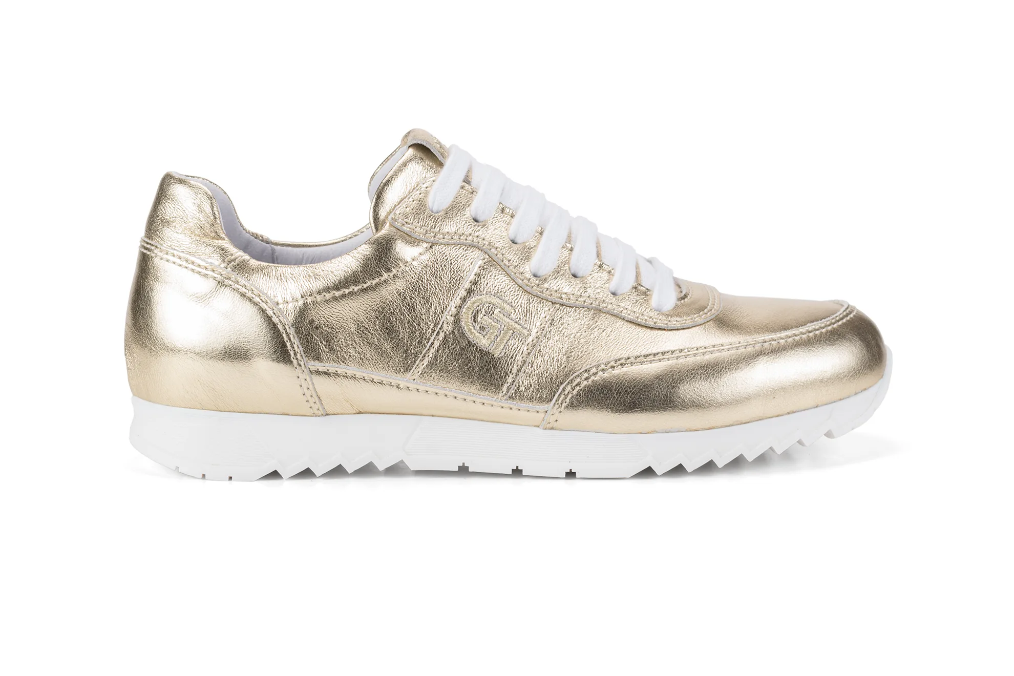 G&T Aktív Arany bőr sportcipő