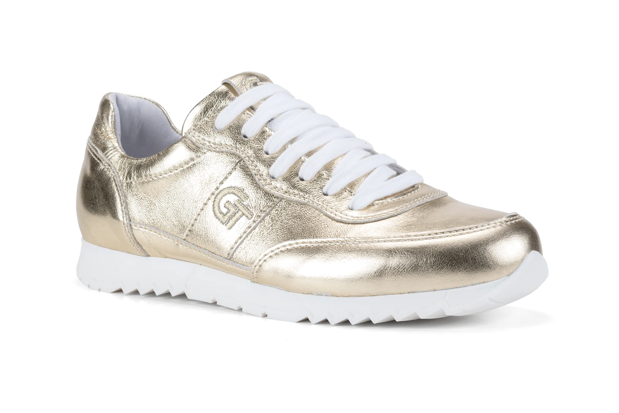 G&T Aktív Arany bőr sportcipő