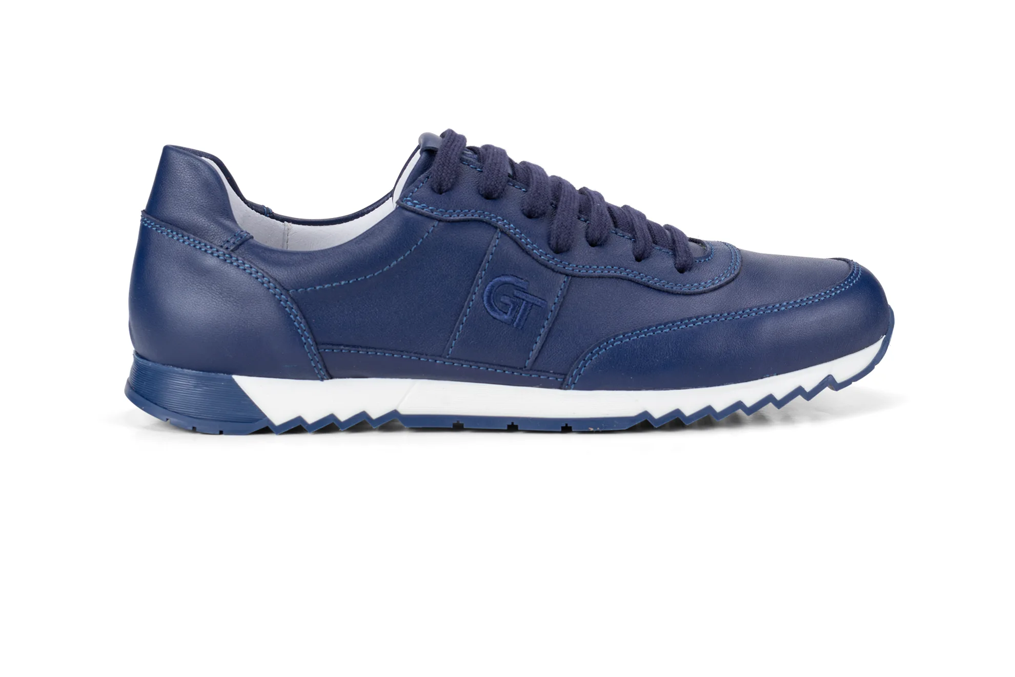 G&T Aktív Éjkék bőr sportcipő