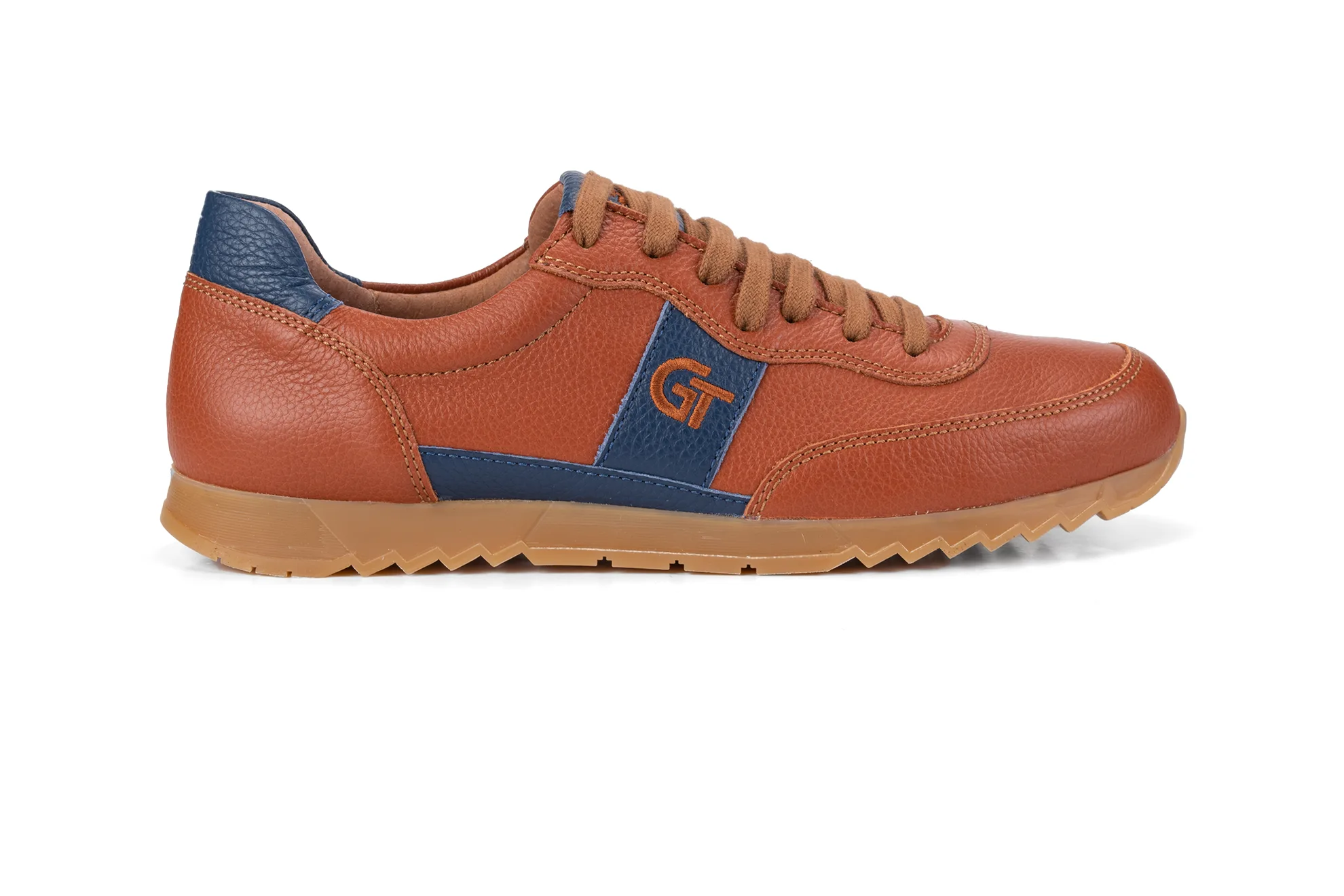 G&T Aktív Karamell - Óceán - bőr sportcipő
