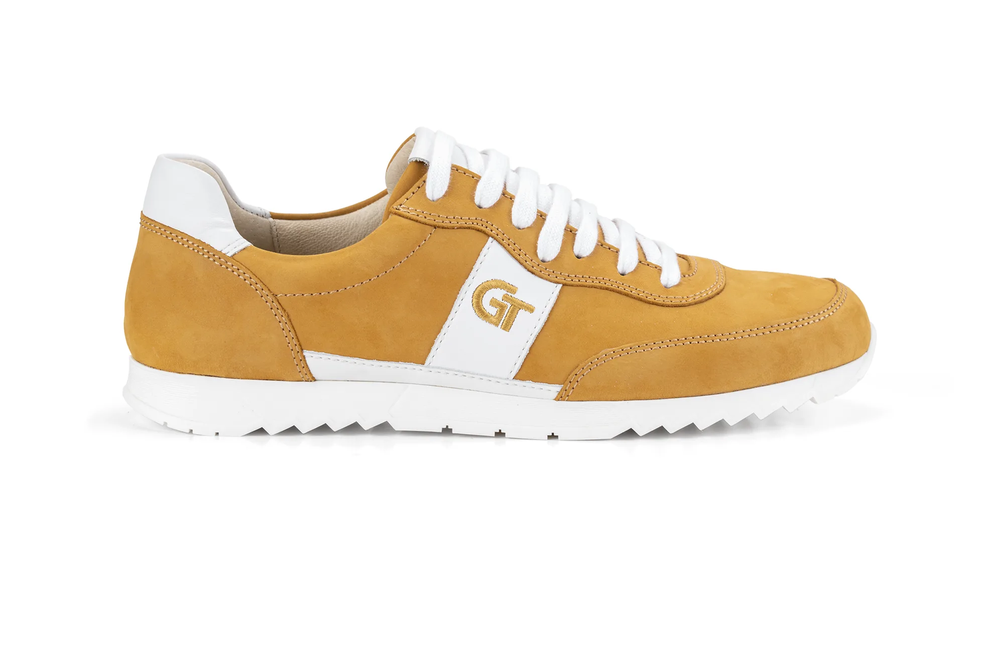 G&T Aktív Camel - Fehér bőr sportcipő