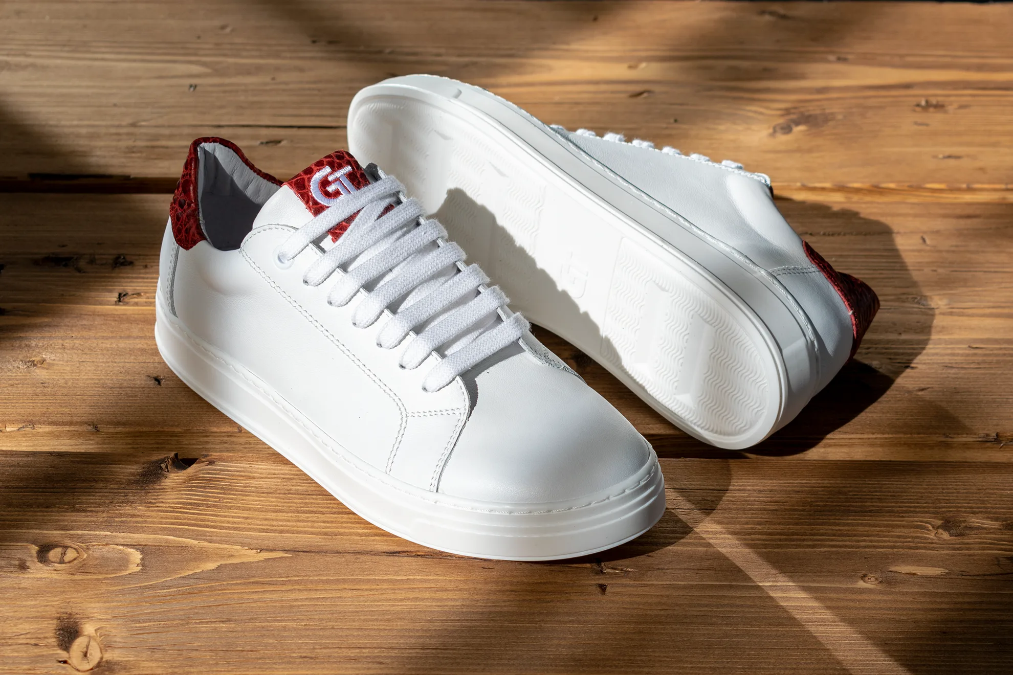 G&T Elit White – Red Croc