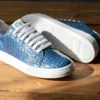 G&T Elit Blue&White Croc sneaker