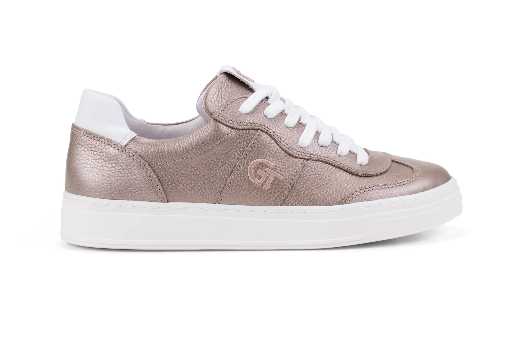 G&T Street Taupe bőr sportcipő