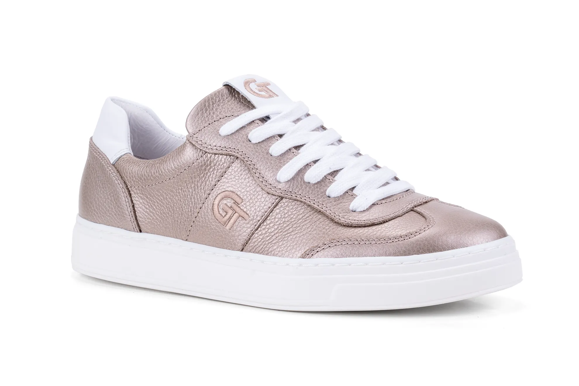 G&T Street Taupe bőr sportcipő