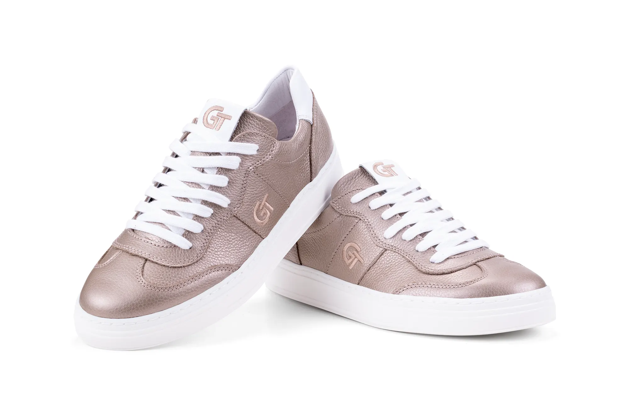 G&T Street Taupe bőr sportcipő