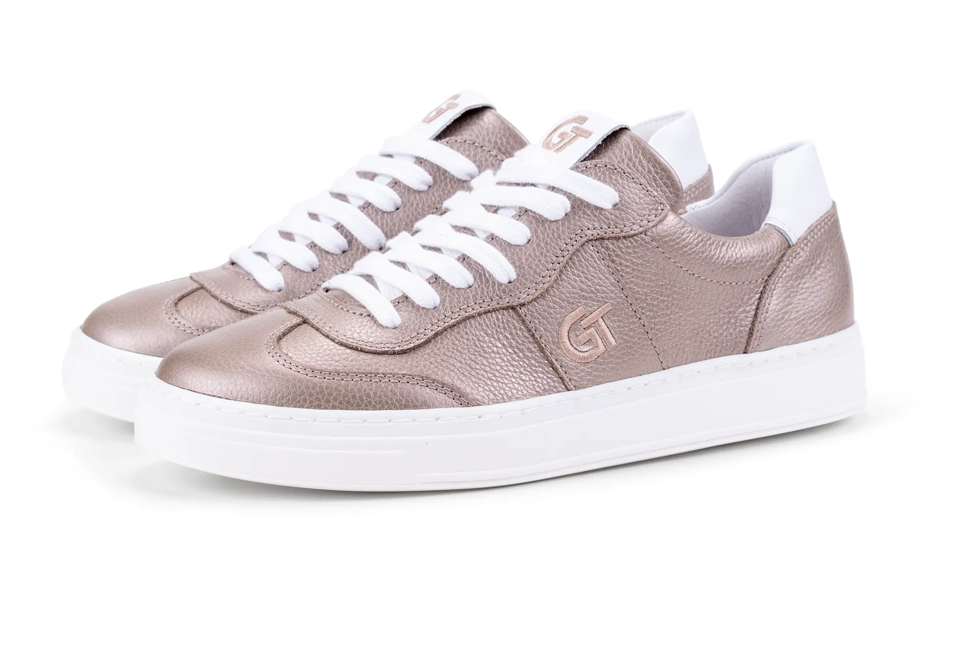 G&T Street Taupe bőr sportcipő