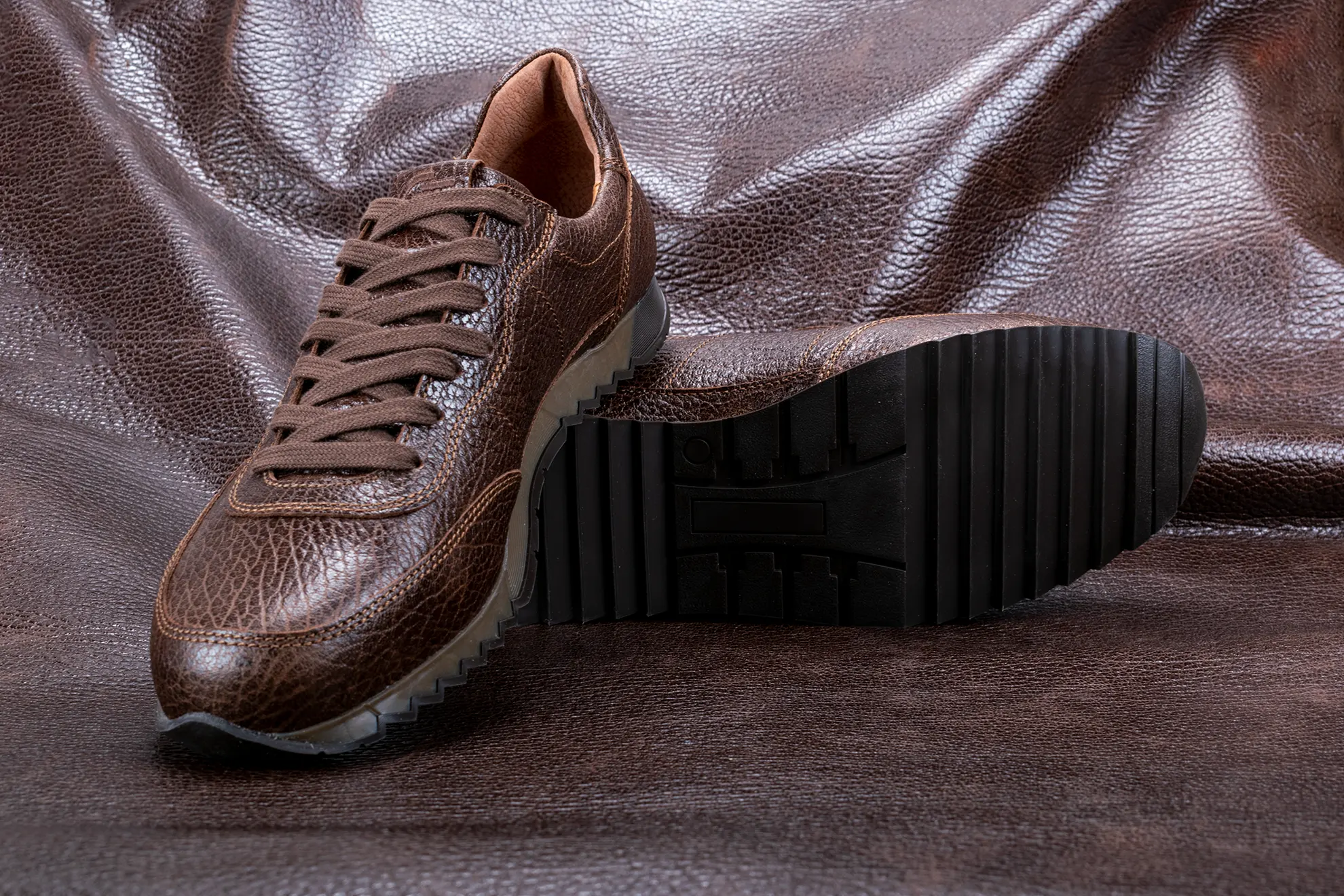 G&T Aktív Heritage - Limitált, sorszámozott bőr sportcipő