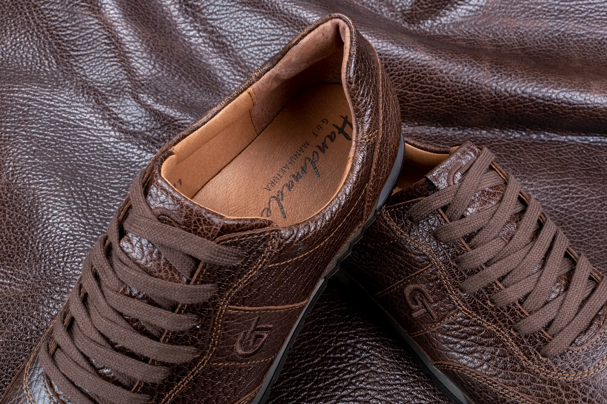 G&T Aktív Heritage - Limitált, sorszámozott bőr sportcipő