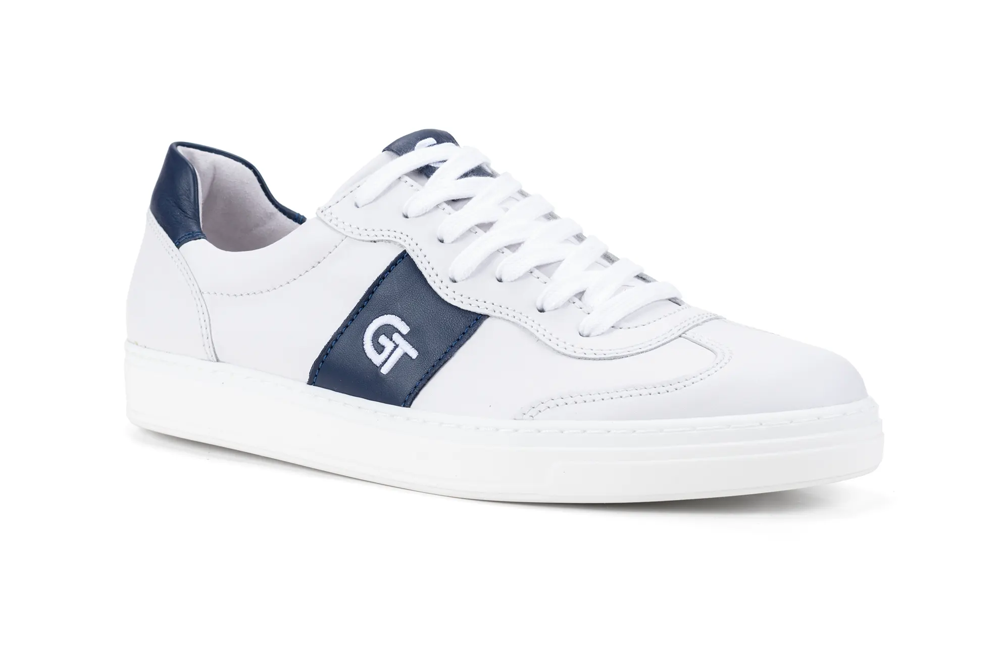 G&T Street Fehér - Óceán bőr sportcipő