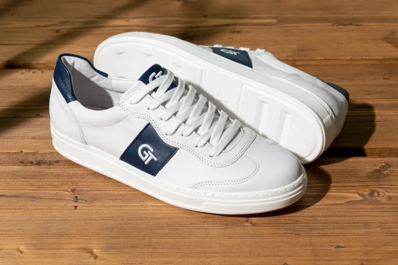 G&T Street Fehér - Óceán bőr sportcipő